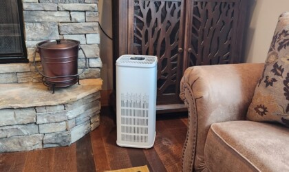 This UVC WiFi Room Air Purifier destroys viruses and combats smoke with HEPA + Photocatalyst